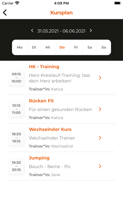 Mednord fitnessfloor Screenshot