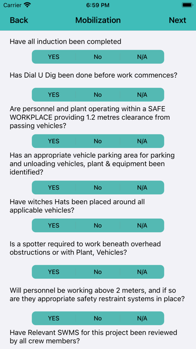 SITE RISK ASSESSMENT Screenshot