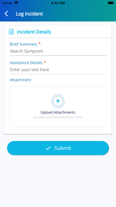 SymphonyAI Helpdesk Screenshot