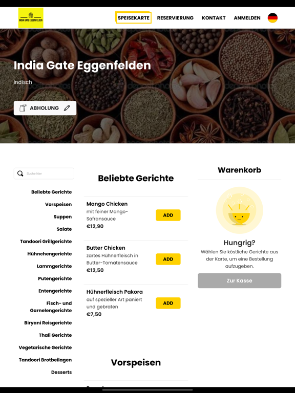 Screenshot #5 pour India Gate Eggenfelden