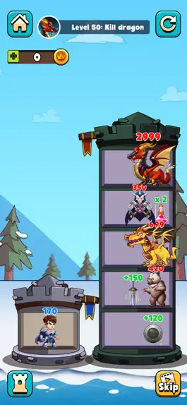 Game screenshot Hero Tower War - Merge Puzzle apk