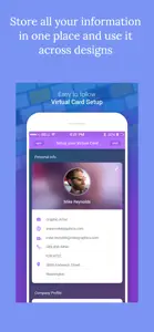 Business Card Maker + Designer screenshot #3 for iPhone