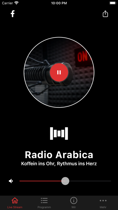 Radio Arabica App Screenshot