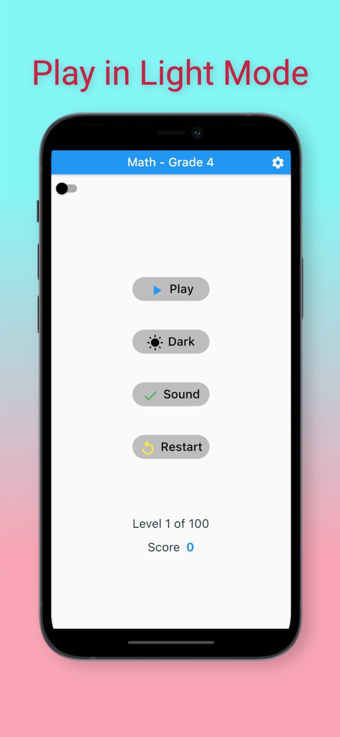 4th Grade Math Challenge Game
