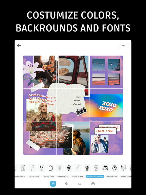 Split Pic: Add Grid On Photo # iPad screenshot 4 - Photo & Video app