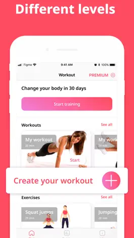 Game screenshot Workout for women at home apk