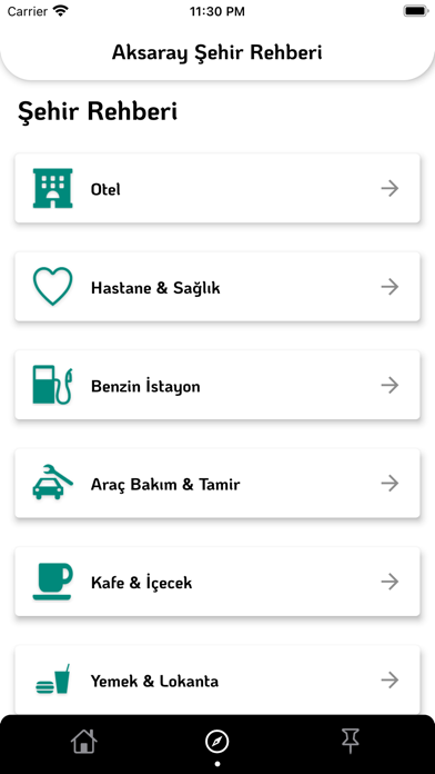 AksSehirRehberi Screenshot