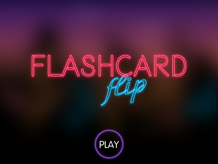 Flashcard Flip Speech Practice