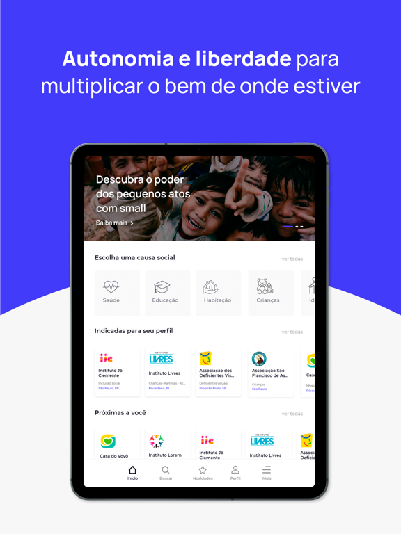 Screenshot #4 pour Small Doações