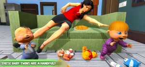 Twin Baby Game Simulator 3D screenshot #4 for iPhone