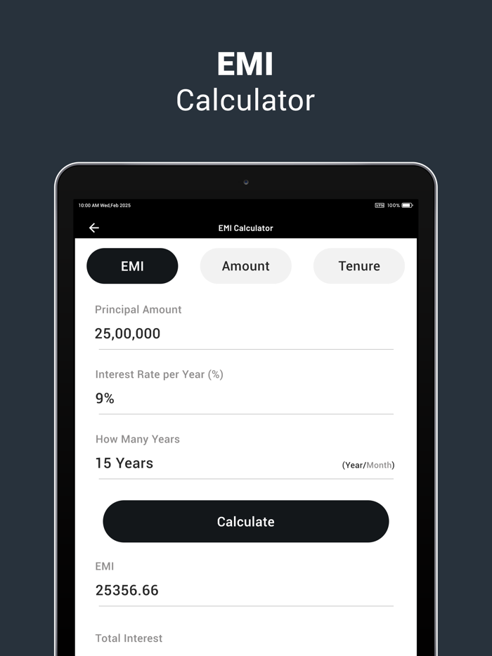 Calculate GST  EMI Calculator