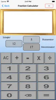 fraction ez calculator iphone screenshot 3