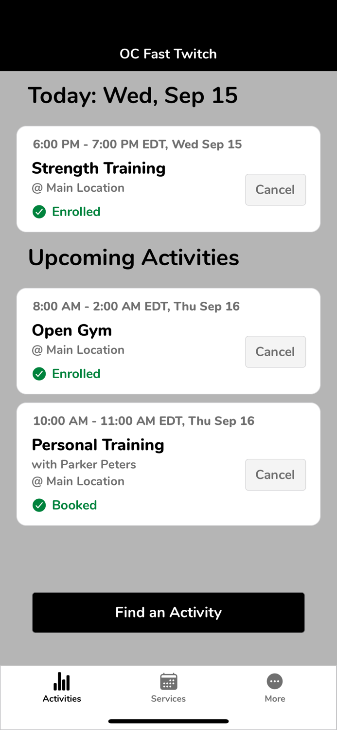 Fast-Twitch Training Center