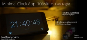 TOBARI -  Minimal Design Clock screenshot #1 for iPhone