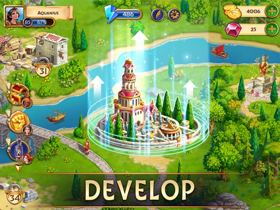 Jewels of Rome・Building Empire iPad app afbeelding 2