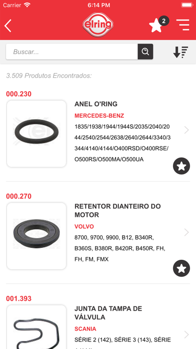 Catálogo Elring - Das Original Screenshot