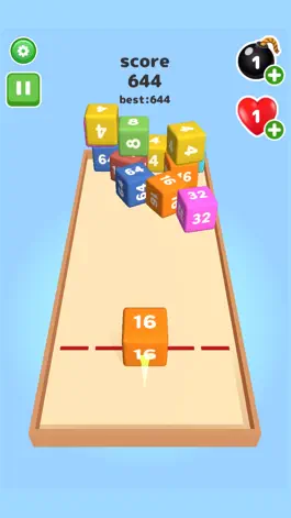 Game screenshot 2048 Throw cube - Merge Game mod apk