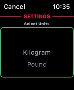 Weight Tracker Plus - Kylo screenshot #3 for Apple Watch