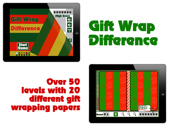 Gift Wrap Difference - Spot It