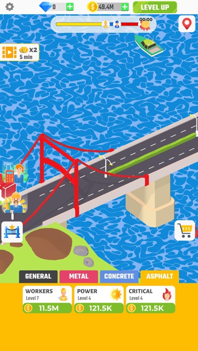 Bridge idle: Build simulator Screenshot