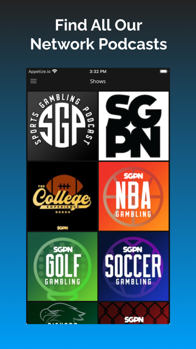 SGPN: Sports Gambling Podcast Screenshot
