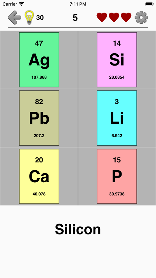 #3. Elements & Periodic Table Quiz (iOS) 由: Andrey Solovyev