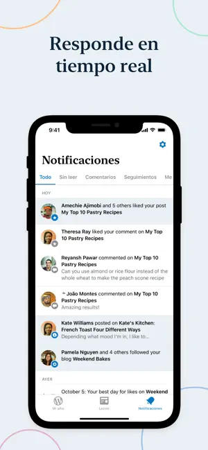 Captura de Pantalla 6 WordPress - Constructor web iphone
