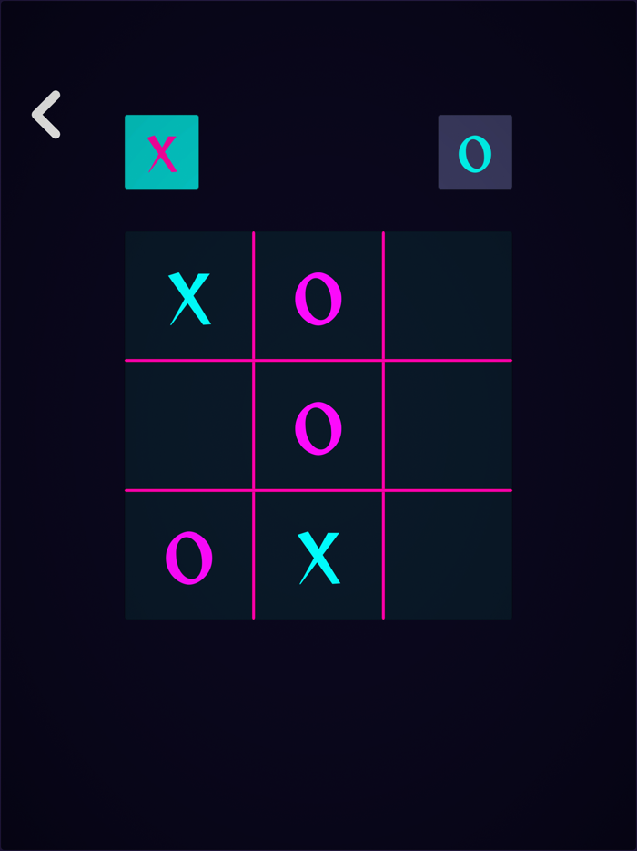 Tic Tac Toe - Glow XO Game