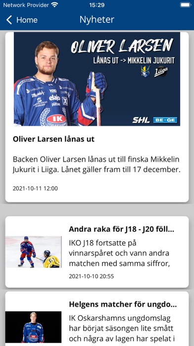 Screenshot #2 pour IK Oskarshamn Officiella