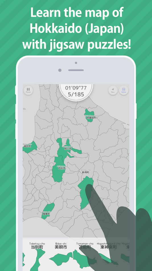 #1. Hokkaido Map Puzzle (iOS) Podle: Plus Inc. (Japan)