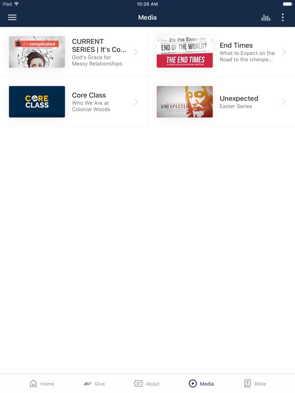 Colonial Woods iPad screenshot 2 - Education app