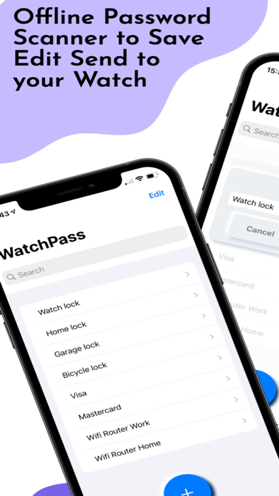 WatchPass - Password Manager Screenshot