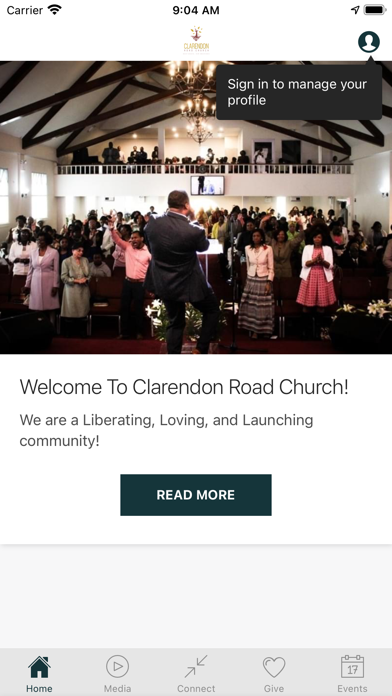 Clarendon Road Church Screenshot