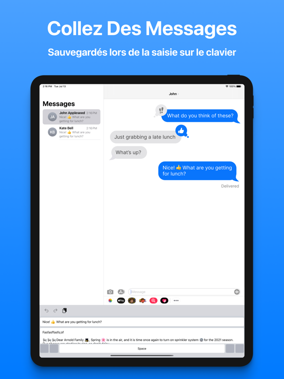 Screenshot #5 pour Copier et coller le clavier