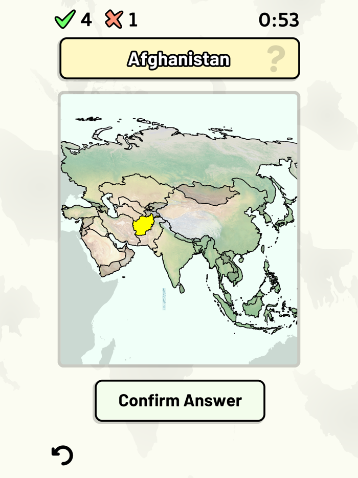 Countries of Asia Quiz