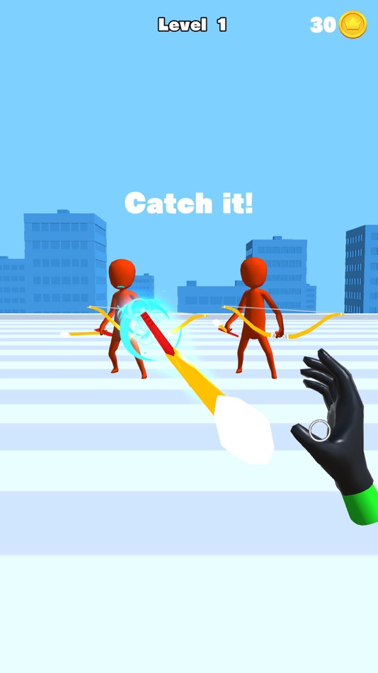 #1. Arrow Catch 3D - action game (iOS) 由: EXNOA LLC