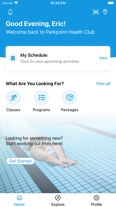Parkpoint Health Clubs Screenshot