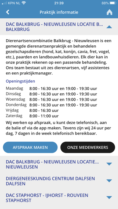 DAC van Vecht tot Venen Screenshot