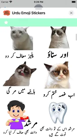 Game screenshot Urdu Emoji Stickers apk