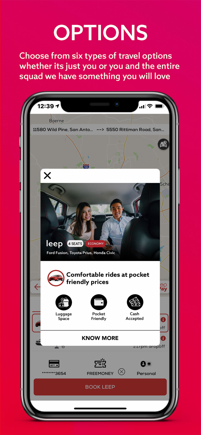 Leep - Your Local Rideshare