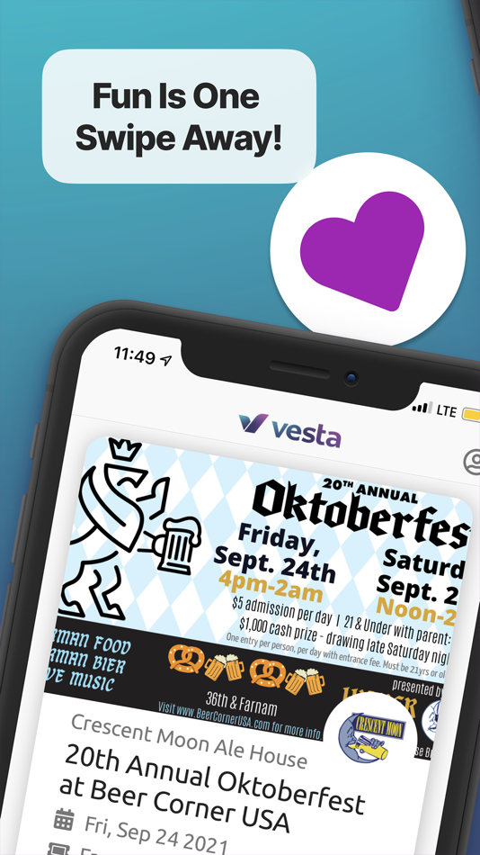 #1. Event Vesta (iOS) Podle: Event Vesta, Inc.