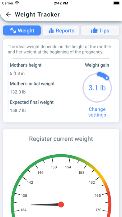 My Pregnancy Tracker Screenshot