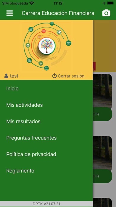 Carrera Educación Financiera Screenshot