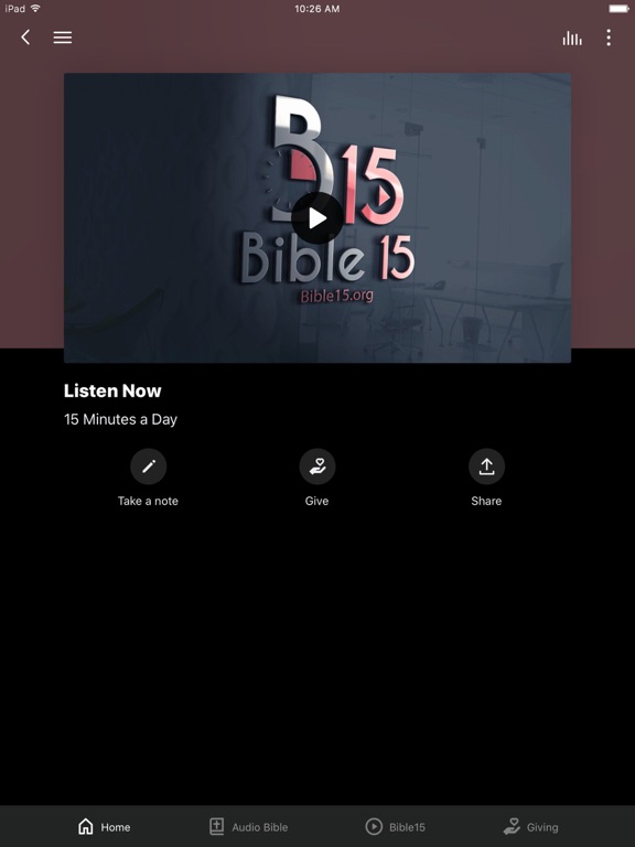 Bible15 iPad screenshot 2 - Education app
