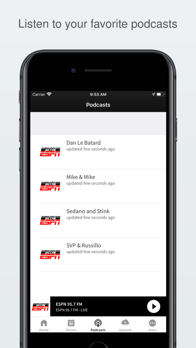 ESPN 95.7 FM Screenshot