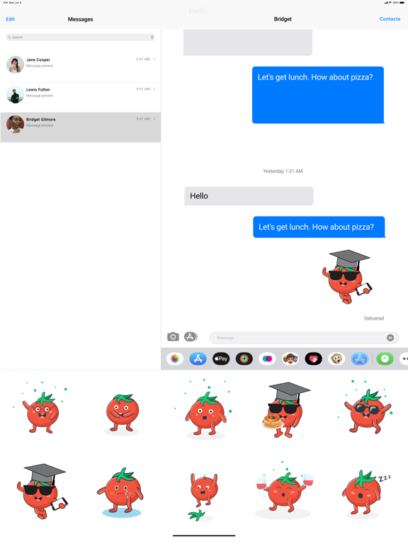 Screenshot #4 pour Mr.Tomato Stickers