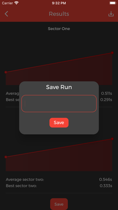 Racing Stopwatch Screenshot
