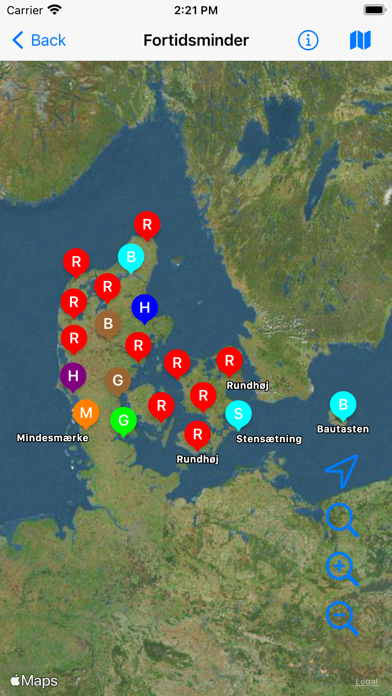 Fortidsminder i Danmark Screenshot