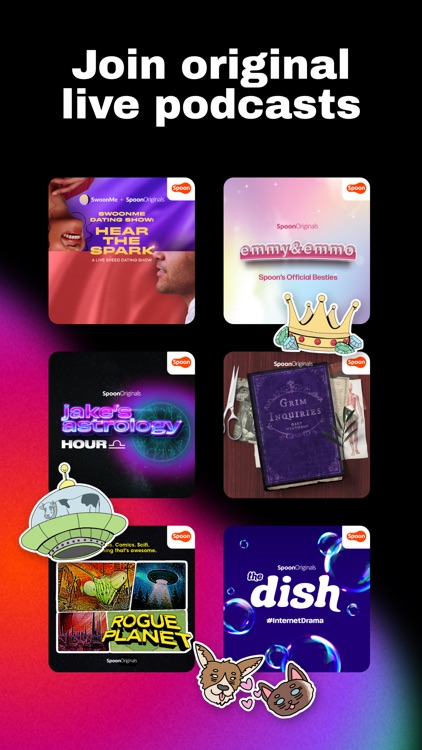 Spoon: Livestream chat & music screenshot-3