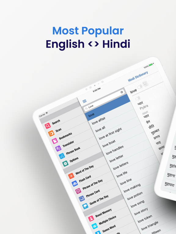 Screenshot #4 pour hindi Dictionnaire +